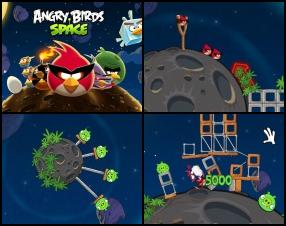 This is a flash version of the famous mobile game Angry Birds Space. Help angry birds to retrieve their eggs and kill all evil pigs in Space. Use gravity and other features to launch your birds directly into the target. Use your mouse to play Angry Birds.