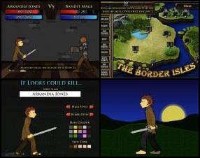 This is a great RPG game where you can customize your character, fight against different mysterious creatures, increase your skills after each successful battle and buy new equipment. Use Your mouse to control this game. When moving across the map use Arrow keys. Follow in game tutorial.