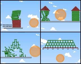 Here's the second part of popular Blosics game. You have to shoot power balls to remove the green blocks from the screen. If you remove red blocks you lose points. Use mouse inside the orange circle to click and hold for direction and power, release to shoot. Press Space to cancel your shot.
