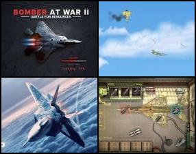 It's all about the war in the skies. Your task is to control your fighter jet and destroy all enemies. Read the mission briefings and reach your target. Equip with the latest weapons and complete your missions. Use Arrow keys to fly, press Space to fire.