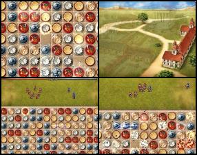 Finally, we have strategy warfare game where you can get resources by matching 3 or more equal elements. You are commander of the Roman army and your mission is to conquer the World. Use resources to grow your army and buy new structures. Use mouse to control this game.