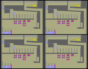 Your goal again is to infect all yellow shapes with brown color by colliding them with brown shapes, but keep all green shapes uninfected. There are 25 brand new levels. Use mouse to click on pink object to destroy it and release the balls. Press R key to restart. Press 0 - 9 keys to set the corresponding time scale.