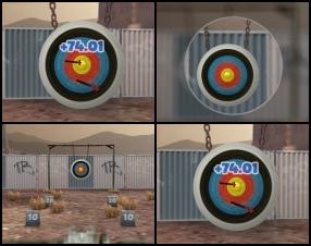 Take your bow and hit the targets. You must use all your aiming and shooting skills to get a high score in this crossbow game. Use your mouse to aim and release to shoot.