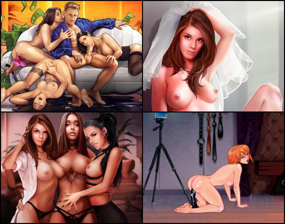Here you can enjoy lots of adult web cam shows. Your task is to invest money in girl performances to upgrade them so they can make more cash by each show. When you reach the required level, you'll be rewarded. Meet today's hottest porn-stars turned into drawings. Full game can be opened in the game.