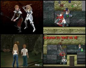 Your task is to help few friends to explore strange and dangerous dungeon. Some of them got lost so your task is to go in there and get them out from there. Collect various items, fight against creepy creatures, gain experience and upgrade your skills. Use W A S D to move. Use mouse to aim and attack.