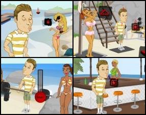 Douchebag You, Douchebag me - Douchebags everybody. Become the coolest douche at the beach club. Work out as hard as possible, then flirt with some sexy chix and gain experience. Use your mouse to control the game.