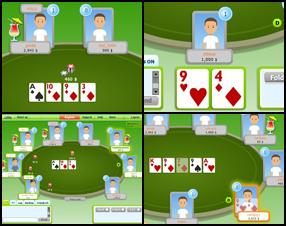 This multiplayer poker game combines all best characteristics of Texas Hold'em poker. Also you can customize avatars with a fresh and modern style. Raise, bet, call, fold, bluff - use all you can to get some money. Create an account to be able to continue the game later and save your score.
