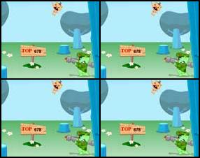 This time Flippy uses a basuka to get rid of Cub forever. The game can be controlled as usual with the mouse. As soon as you hit Cub, the rocket can be controlled immediately. By pressing the mouse button, the rocket will rise – when you let the mouse button go it will sink. To avoid a crash you may not fly to high or to low. Try avoiding the birds since they take away from your power bar.