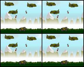 Your only weapon against the enemy is yourself - launch yourself at the enemy in this nice little physics based game. Try to hit as many enemies in the air as you can before you hit the ground. Use LEFT and RIGHT ARROW KEYS to control your tank.