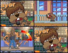 Looks like Justin Beaver has became object of hate for flash game developers. Do you have some anger inside you? Just let it out and kick Justin as hard as you can once again. Make him fly down the street as far as possible to get money for upgrades and kick him even harder. Use Mouse to control the game.