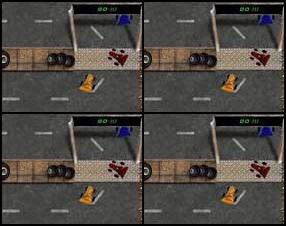 You are controlling two cars at one time – use arrow keys and W, A, S, D keys for this. The third car is controlled by a computer. You can either play with a friend, either choose some other tactic – your friend makes a car crush with a computer and your car wins :)