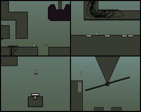 Your task is to jump through the levels as fast as you can. Use the arrows to move arround. Press left or right arrow keys while you're jumping against the wall to hold on it. You can also make double jumps.
