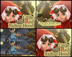 Join Little Red Riding Hood in this post apocalyptic version of the classic tale. Find the differences to move on in the story, and ultimately deliver the food to Grandmother. Click to confirm the differences on the screen.