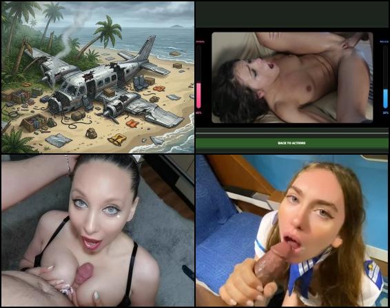 Not long ago, you were enjoying a flight at ten thousand meters, flirting with a flight attendant and thinking about your life. But in an instant, everything changed! You hear screams, smoke fills the cabin, the plane is going down, and you crash onto an unknown island that doesn’t exist on any map. Welcome to a text-based adult survival game where every decision has consequences. Hunger, thirst, and exhaustion constantly weigh on you, and every hour on the island requires new resources. Explore six unique locations, gather supplies, find useful items, and face dangerous creatures that consider this island their home. But survival isn’t just about fighting nature: you’ll also encounter other surviving women who washed up after the disaster! Not long ago, you were enjoying a flight at ten thousand meters, flirting with a flight attendant and thinking about your life. But in an instant, everything changed! You hear screams, smoke fills the cabin, the plane is going down, and you crash onto an unknown island that doesn’t exist on any map. Welcome to a text-based adult survival game where every decision has consequences. Hunger, thirst, and exhaustion constantly weigh on you, and every hour on the island requires new resources. Explore six unique locations, gather supplies, find useful items, and face dangerous creatures that consider this island their home. But survival isn’t just about fighting nature: you’ll also encounter other surviving women who washed up after the disaster!