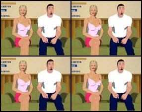 Game is especially for men. You have to move your mouse carefully to look at your friend sisters breasts. He won’t be very happy if his sister will catch you staring at her sexy big breasts.
