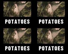 „Lord of the rings” heroes are singing song together about mashed taters and potatoes. Song is about how to make wright mashed potatoes. As a background dancers are participating this song heroes – potatoes.