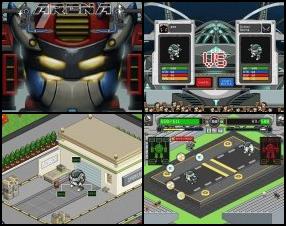 Recently I've added a lot of upgrading, training, recruiting and fighting games. Well, this game also fits in these 4 categories. Upgrade your MECH robot with most powerful tools and beat your opponents at the arena. Follow game tutorial to understand how to play.