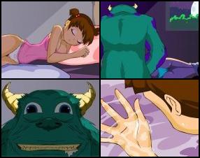 Have you heard about monsters under your bed or in your closet? That's true - they exist. Especially if you're a girl. They are getting really horny in the middle of the night. Watch this funny cartoon about it.