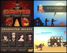 In this free online game You have to play as the most wanted criminal. You have to ride with your horse, shoot all enemies, rub them, collect all the money to set yourself free. Use money on upgrades. Follow tutorial in the game, to learn all aspects of the game.