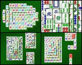Another great mahjong game. In this version you can select simple mode and play with numbers and letters. That is much easier than look on Chinese symbols. Use your mouse to click on the two equal tiles to remove them. You can remove only not blocked tiles.