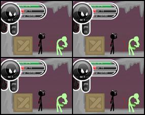 You have to fight with dozens of stickmen warriors. Use the arrow keys to move around. Double tap left or right arrow to perform a roll. Press A key to perform a melee attack and press S key to shoot with your gun. Use Q and E keys to switch you weapons (only when they're unlocked). When Your rage is over 100, press D key to unleash a special attack.