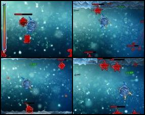 Control your little amoeba and kill other simple creatures. Evolve and turn into powerful creature and continue killing the others as you upgrade yourself with lots of weapons, lasers, armours, spikes, drills and many more. Use your mouse to control the game.