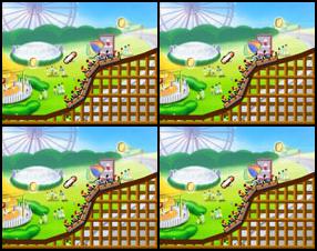 Create roller coasters by drawing or using already designed pieces. The people on the roller coaster have to get safely to the other side. As a bonus try to collect all the coins on the way. Use arrow keys to control the game.