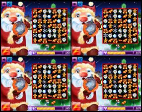 An accident hash happened before the Christmas. Somebody broken magic Christmas toy. Santa Claus needs your help in it repairing to save the holiday. Move lines to match 3 icons near to remove them. See the special title in the middle? Your aim is to get it out from the heap of icons by removing lines under this special icon.