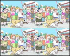Two dogs are having sex inside the crowd of pupils and all of them are watching this process. When sexy teacher noticed that she came outside to make them stop but everything she tried didn’t work. There was one little boy who knew how to make them stop.