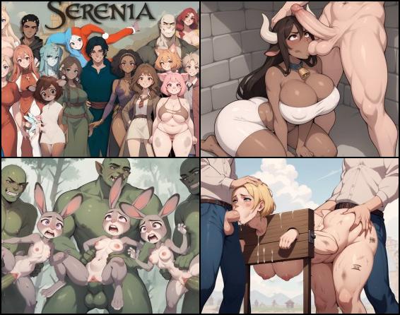 You play as the court mage in the beautiful kingdom of Serenia. An ancient prophecy warns about the coming of a dark lord, and only you can prepare the world for the threat ahead. To protect the city and everyone you care about, you'll have to dive into ancient labyrinths in a creepy dungeon, unlock forgotten magic, and grow stronger. Dangerous adventures await, but along with them, you'll get plenty of forbidden pleasure and hot porn scenes! Yeah, this isn't your typical fantasy game. It explores themes like mind control, BDSM sex, horny monsters, and many other dark sex fetishes. Are you ready to descend into this weird but strangely tempting dungeon where you can live out your wildest fantasies? You play as the court mage in the beautiful kingdom of Serenia. An ancient prophecy warns about the coming of a dark lord, and only you can prepare the world for the threat ahead. To protect the city and everyone you care about, you'll have to dive into ancient labyrinths in a creepy dungeon, unlock forgotten magic, and grow stronger. Dangerous adventures await, but along with them, you'll get plenty of forbidden pleasure and hot porn scenes! Yeah, this isn't your typical fantasy game. It explores themes like mind control, BDSM sex, horny monsters, and many other dark sex fetishes. Are you ready to descend into this weird but strangely tempting dungeon where you can live out your wildest fantasies?