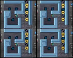 The aim of the game is to move your character, and push the blue blocks on to the goals. Once every block is on a spot the level is complete. To control Vincent, use the arrow keys. If you get stuck on a level, simply click the „Level Reset” button.