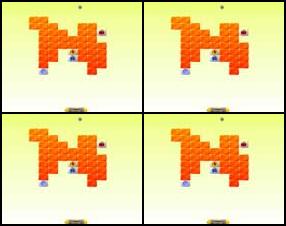 Each level has a set number of destructible bricks. Use balls to break all of them to move on the next level in the world of Smashing. If the balls fall below the game area, a pad is lost. Direct the pad by moving the mouse right or left. Use left mouse button to release balls and to charge up the FIREPOWER weapon.