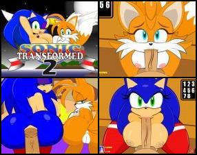 Baisons plus de héros de Nintendo :) Sautez Sonic et les personnages de Miles "Tails". Beaucoup de scènes de sexe et positions avec trois personnages de ce jeu connu.