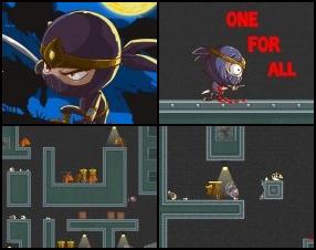 This is interesting puzzle game where you have to plan your moves through the stage to kill all enemies or reach some specific goal. Avoid spikes and other dangers. Move using arrow keys.