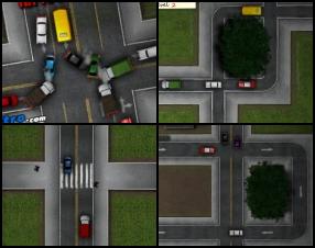 Your mission is to control all traffic and avoid crashes between cars and pedestrians. You have to pass the required number of cars from one side to another to get to the next level. Click on cars to stop them and click once again to make them move further.