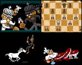 I hope you can play chess, because this one has so good animations (~50 animations) on basic Chess moves. In Executions section you can see what you've achieved. Of course if you can't play there are Chess rules available. Use mouse to control the game.