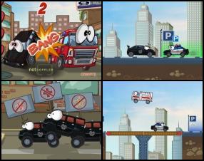 Control all friendly vehicles and remove all evil cars from the screen. After all bad vehicles are gone park your car to designed position on the screen. Each vehicle has a special powers, follow game tutorial. Use your mouse to play this game.