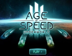 Age Of Speed Underworld - Your task is to ride the most technically advanced vehicle to reach the center of the Earth and extract some poisoned element called Testalunium to save the mankind. Use arrows to steer.