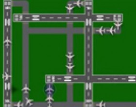 AirPort Madness 2 - Your task is to manage airport takeoffs and landings to avoid collisions and minimize delays. Work quickly, but stay alert for traffic conflicts. Use mouse to click on the airplanes to bring up their control panel. Keep aircraft separated by timing the takeoff and taxi clearances that you give.
