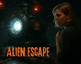 Alien Escape - Welcome to an atmospheric sci‑fi horror! You play as a young woman named Alice, who wakes up completely alone aboard a spaceship drifting in orbit. You discover that the crew has disappeared, the systems are failing, and something strange is happening around you. Anxiety consumes you. As you search for a way out, something begins to influence you. You can’t explain what it is, but you feel that something is hunting you. IT doesn’t speak. IT doesn’t stop. And IT knows you. What is this creature? This horror game has multiple endings, so everything depends on your choices and actions. Explore the ship. Make decisions. And try to survive.