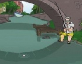 Amateur Action Super Fishing - This game is for all fishing lovers. Customize your character and go to the city river under the bridge to start fishing! First click to throw the hook. Then click twice to hook the fish. Then keep your balance to get fish out of the water.