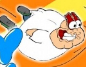 Angry Chubby - Эта игра о группе полных людей, которым надоело, что мир принадлежит худым и спортивным людям. Помоги им уничтожить все рекламы о ресторанах быстрого приготовления. Для управления используй мышку.