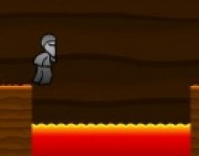 Another Cave Runner - Очередная игра для любителей быстро побегать. Избегай препятствия и доберись как можно дальше. Чтобы добраться до конца, прыгай и убивай врагов, которые становятся на твоем пути. X - прыгать, C - нападать, V - активизировать замедление, если у тебя есть такая возможность.