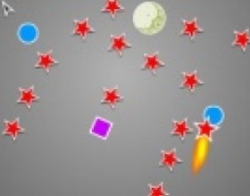 Asterisk - You have to collect all stars, comets and other objects by growing the contours from various shapes. Click and hold mouse button pressed on the colored shapes to grow the contours and grab stars and comets. Don't let the contours touch each other, moon or sun.