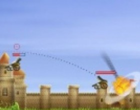 Avalon Siege - You must use your canon to attack enemy castles and conquer kingdom by kingdom of the island. Use your Mouse to aim and shoot with your canon and destroy enemy canons. You can use six kinds of ammo to beat your opponent.