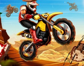 Bike Rivals - Your task is to race through different levels, fight against physics and set the best time possible. While in the air try to perform different stunts to earn more points. Avoid obstacles or try to crush through them wisely.
