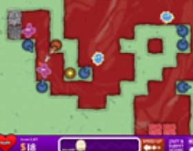 Body Defence - Your mission in this game is to protect your body from attacking viruses in all 10 different maps. Place and upgrade your towers wisely to pass all levels. Use mouse to place towers on the green tiles to destroy all viruses.