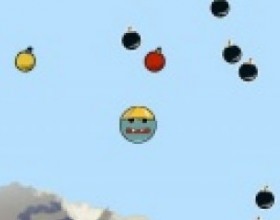 Bomber Chomp - Your aim is to get as high as possible by jumping on bombs and collecting bonuses. Remember, you have only two minutes for this task. Use Arrow Up to jump. Use Left and Right arrows to maneuver in the air.