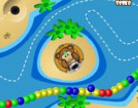 Bongo Balls - Shoot the colored balls at the incoming string of balls making the similar colors disappear. Use your mouse to aim and shoot. Good Luck in this game!