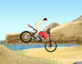 Booty Rider - Prepare for the upcoming town races, practice stunts such as backflips to increase your points and collect cash on the way to buy upgrades for your bike at the garage. Custom your rider, bike color, and ride and try to balance your bike.